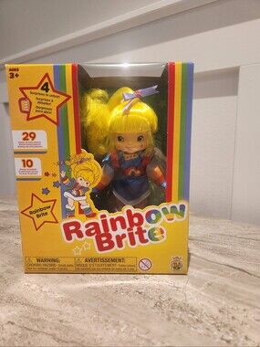 Rainbow Brite Yellow Doll Playset with Numbered Surprise Pockets